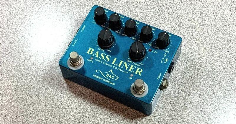 自然過ぎる！】HAO BASS LINER 試奏＆レビュー！プリアンプ ( ハオ