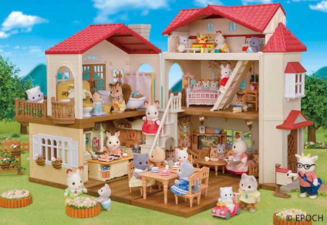 7月2日(土)発売☆『赤い屋根の大きなお家』『はじめてのシルバニア