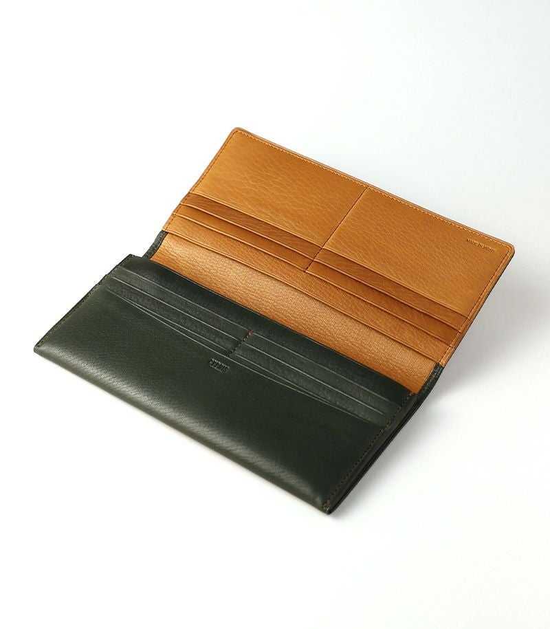 ファスナー付ササマチ長財布｜シルキーキップ |革製品CYPRIS（キプリス