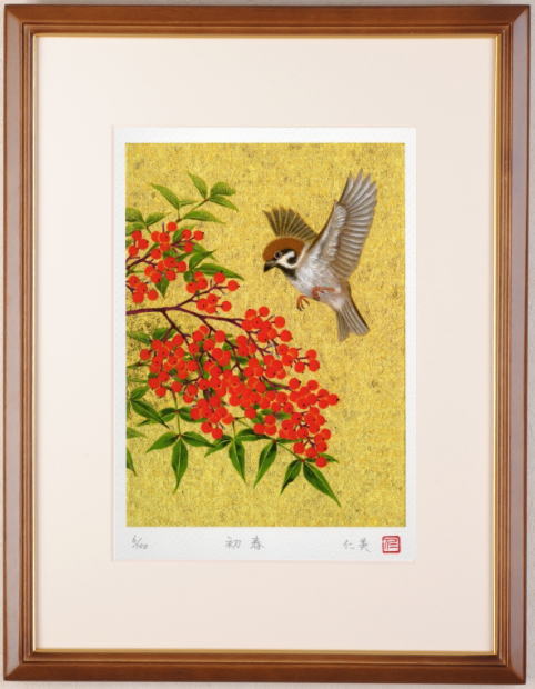 インテリアの絵画をジークレーの版画で制作した田村仁美のインテリアの