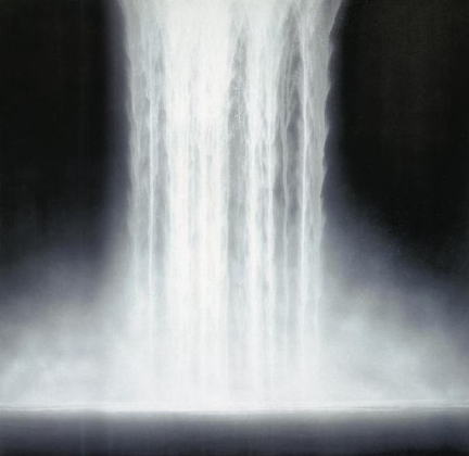 インテリアの絵画をジークレーの版画で制作した千住博のインテリアの絵