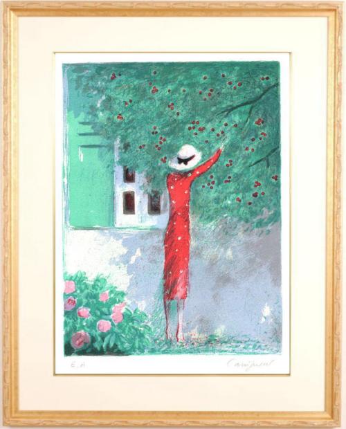 ジャン・ピエール・カシニョールがリトグラフの版画で制作した