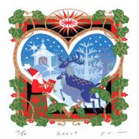 吉村明子がシルクスクリーンの版画で制作した絵を通販で販売