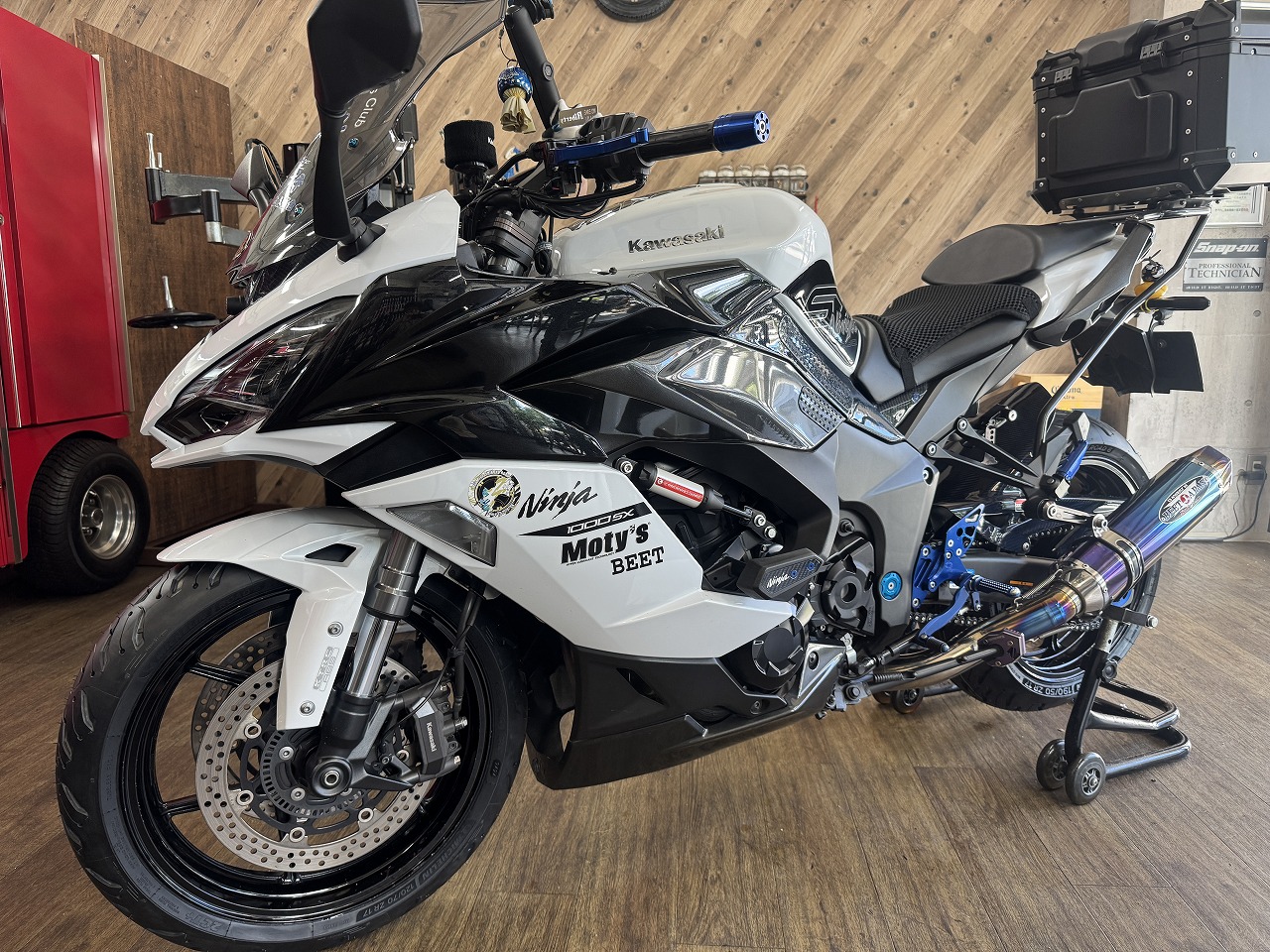 kawasaki Ninja1000SX MICHELIN ROAD6にタイヤ交換 | MOTO HASSY