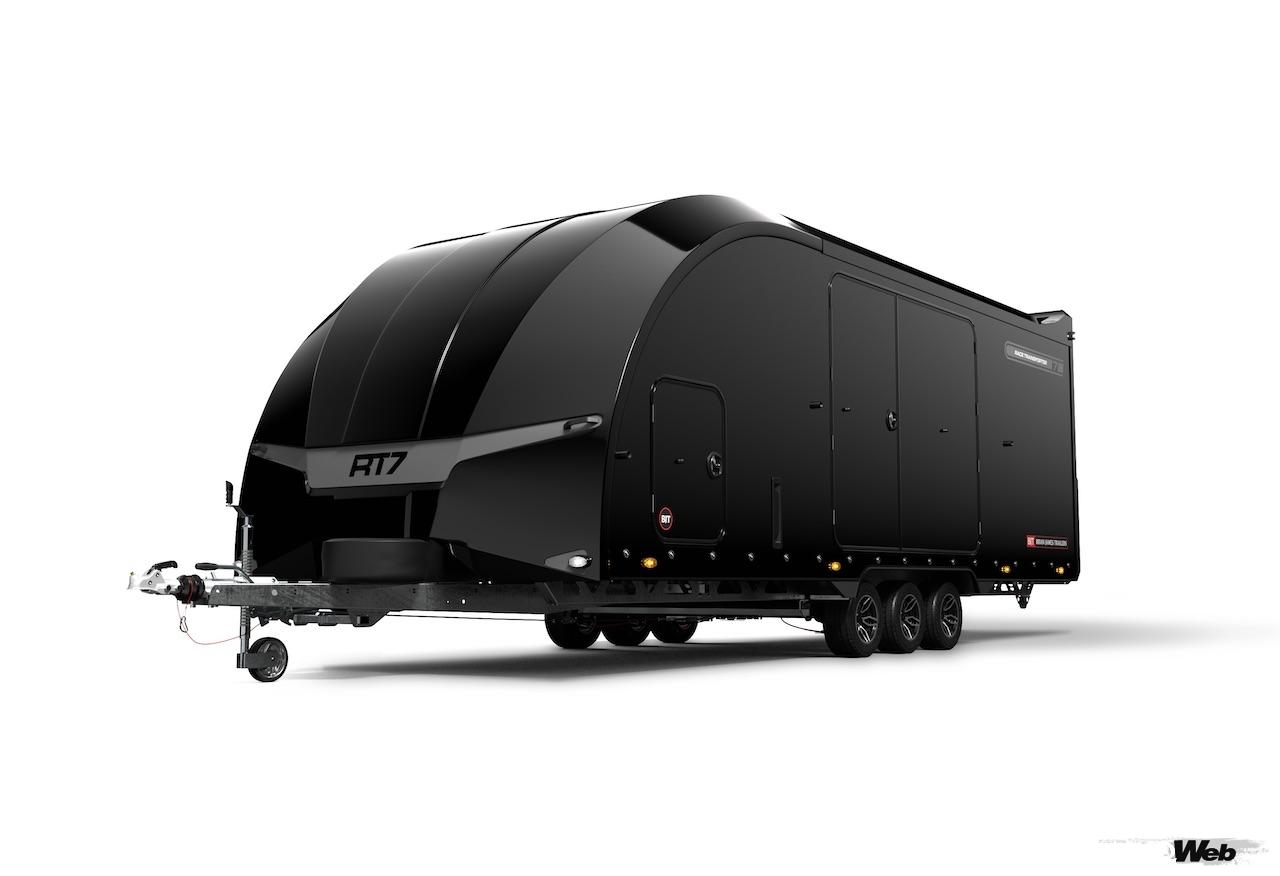 最新軽量密閉型トレーラー「レース トランスポーター7」は重量級EVや