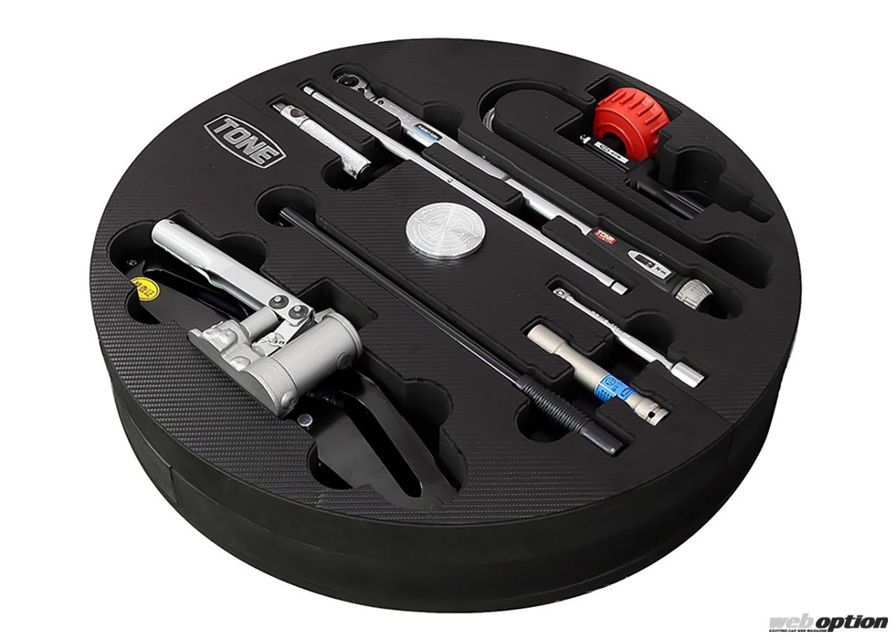 AE86＆AE85のトランクルームにジャストフィット！」TONEの車載ツール