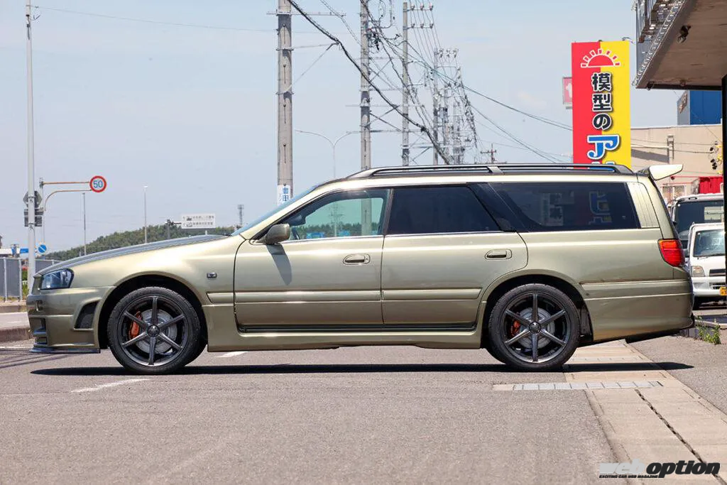 二度見必至のBNR34ニュル顔面スワップ！」ステージア260RSをベースに