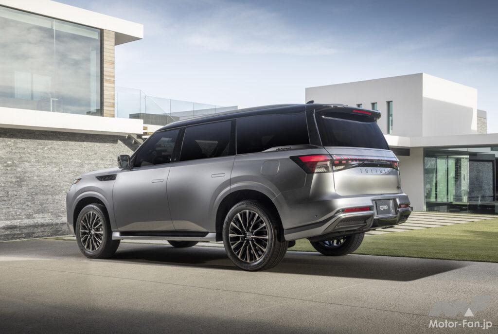 インフィニティがフルサイズSUVの新型「QX80」を発表！ 高速道路で