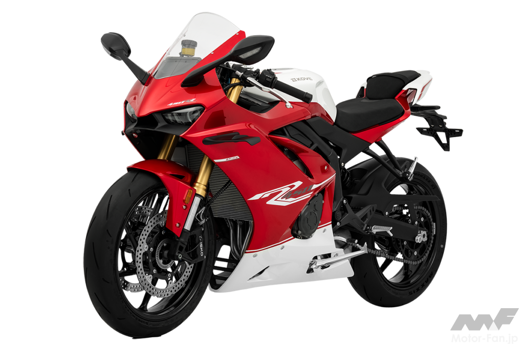 カワサキNinja ZX-4Rの対抗馬!? 中国のKOVEが並列4気筒マルチ443cc・70