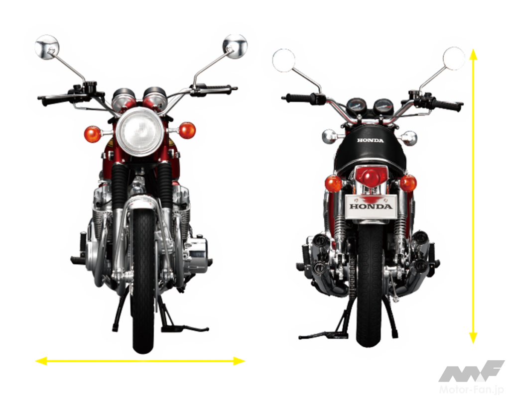 1/4スケールで伝説のナナハン「ホンダCB750FOUR」の“K0”をシリーズで