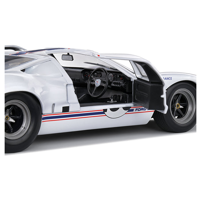 1:18 Ford Gt40 Mk1 White Targa Florio 1967 — Motor City Classics