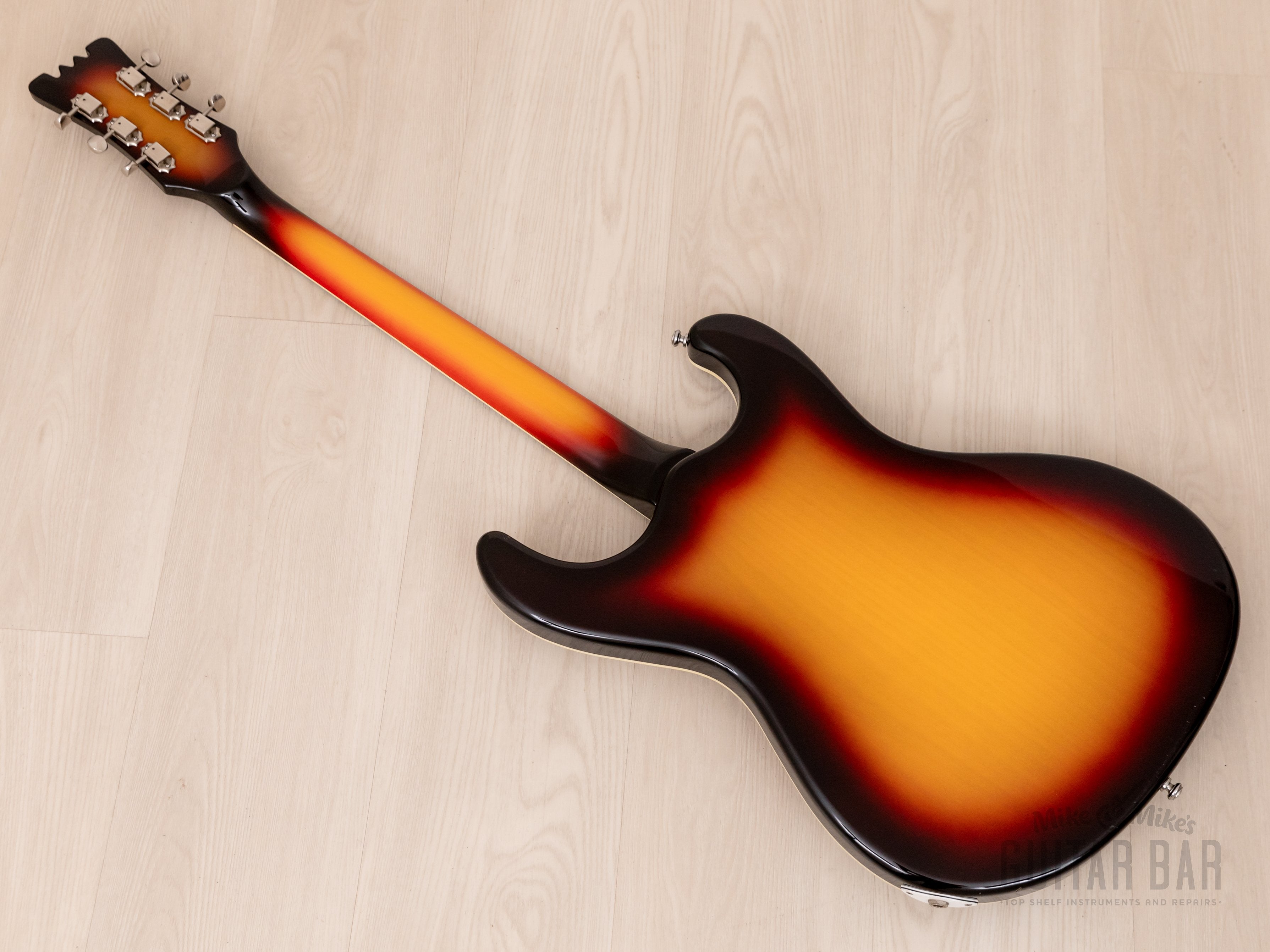 2006 Mosrite Super Custom '63 Sidejack Ventures Model Sunburst, Set Ne