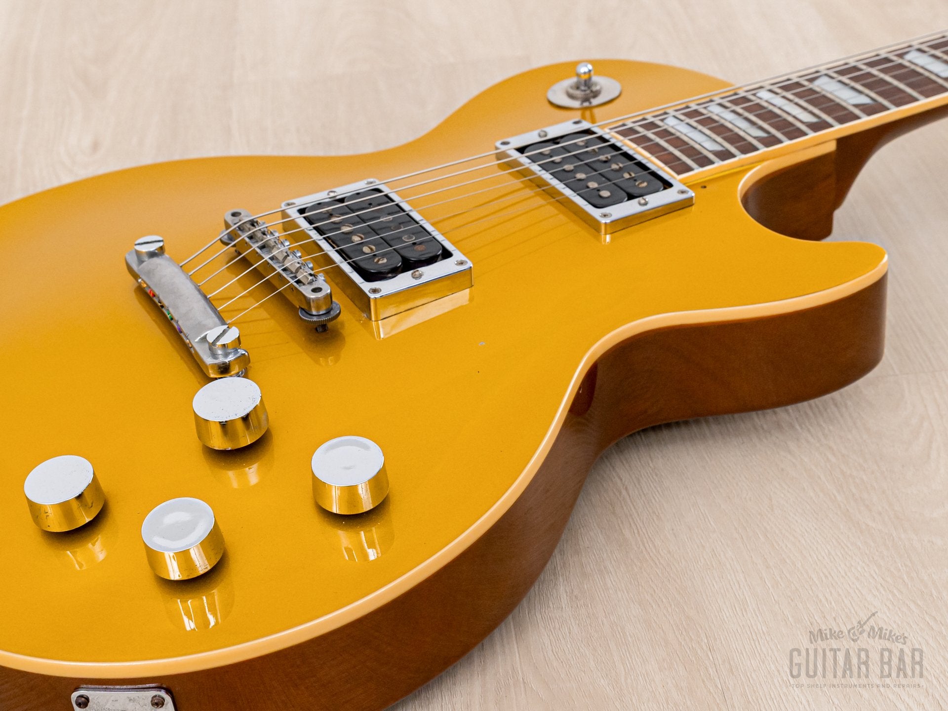 1984 Fernandes Burny Jeff Watson Signature LG-65JW Goldtop w/ Case, Ni