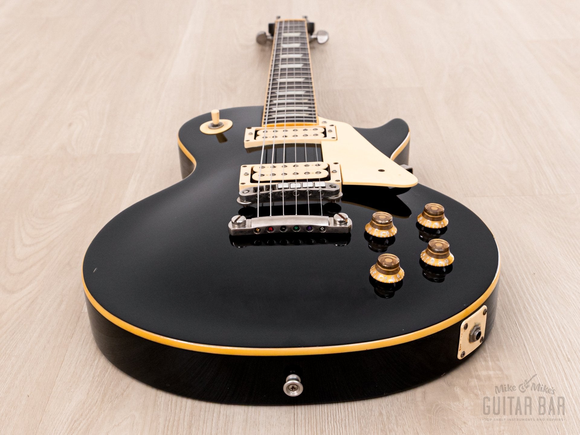 1979 Greco EG800 Standard Vintage Electric Guitar Black w/ Maxon PU-0