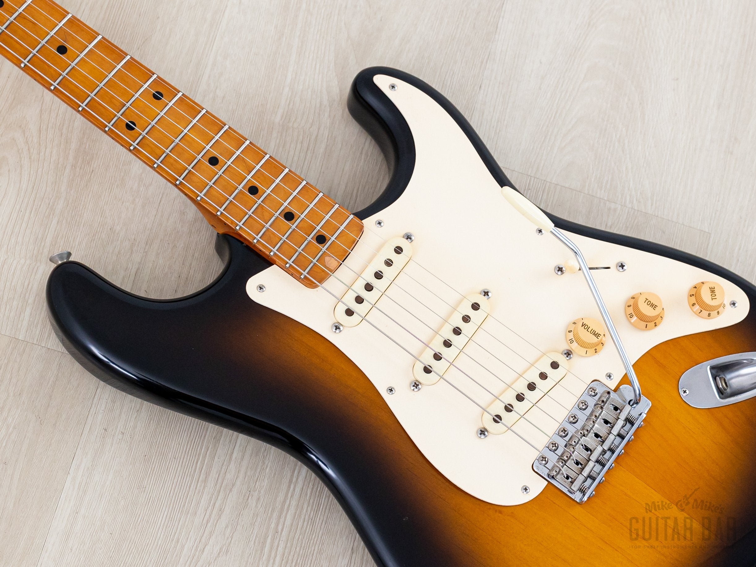 1987 Fender '57 Stratocaster ST57-115 Sunburst Lacquer w/ USA Pickups