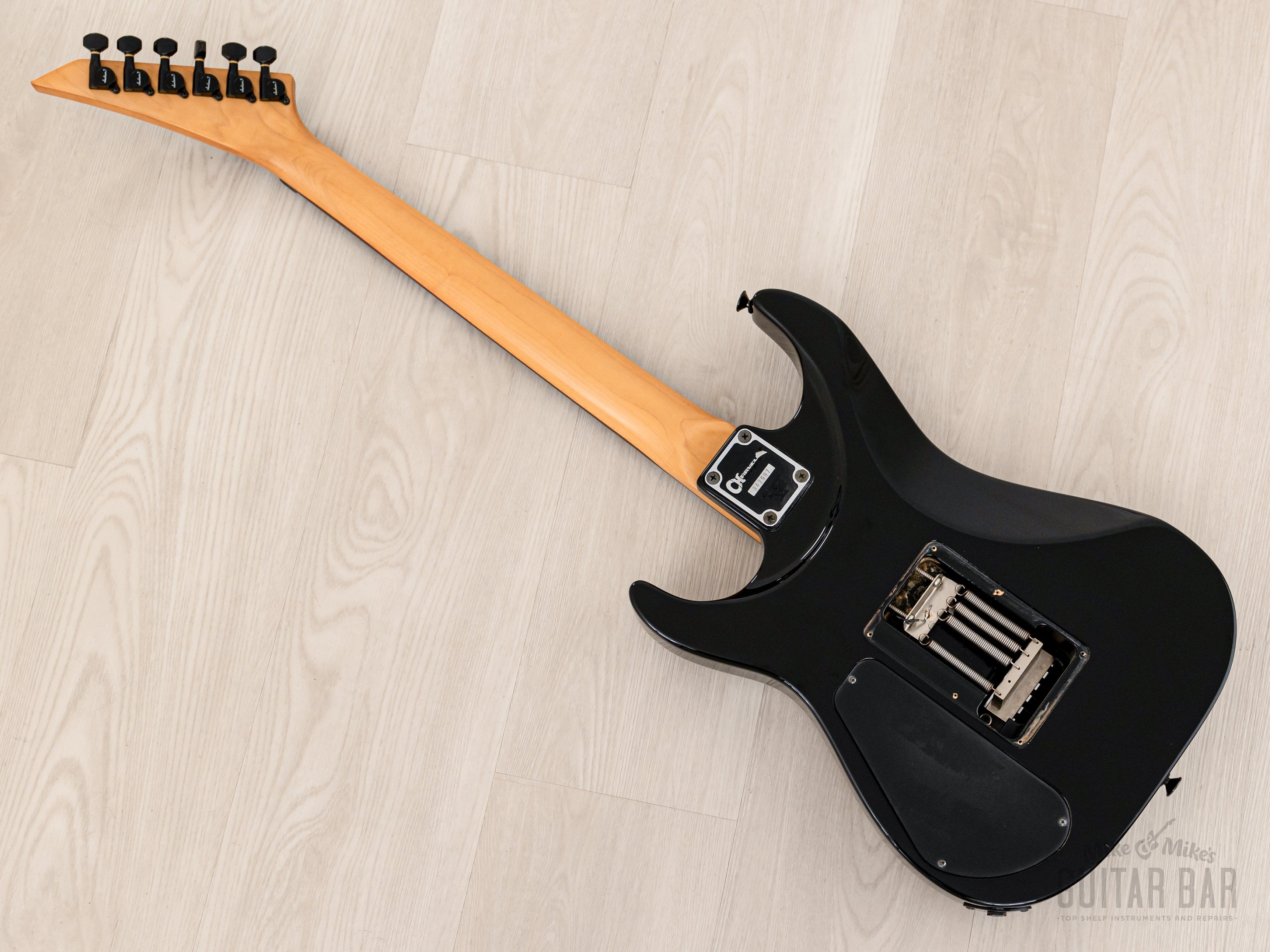 1989 Charvel Jackson DK-085-SSH Vintage Superstrat Black w/ Floyd Rose