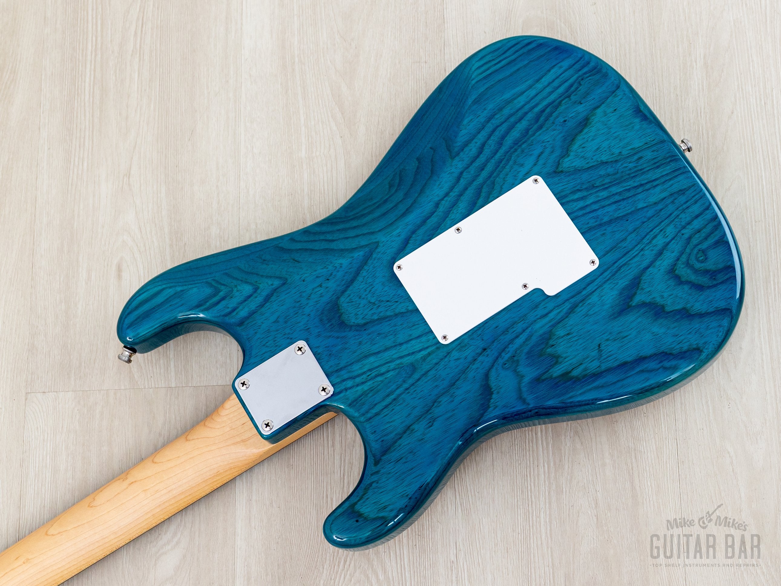 2019 Fender Michiya Haruhata Stratocaster HSH Quilt Top Caribbean Blue