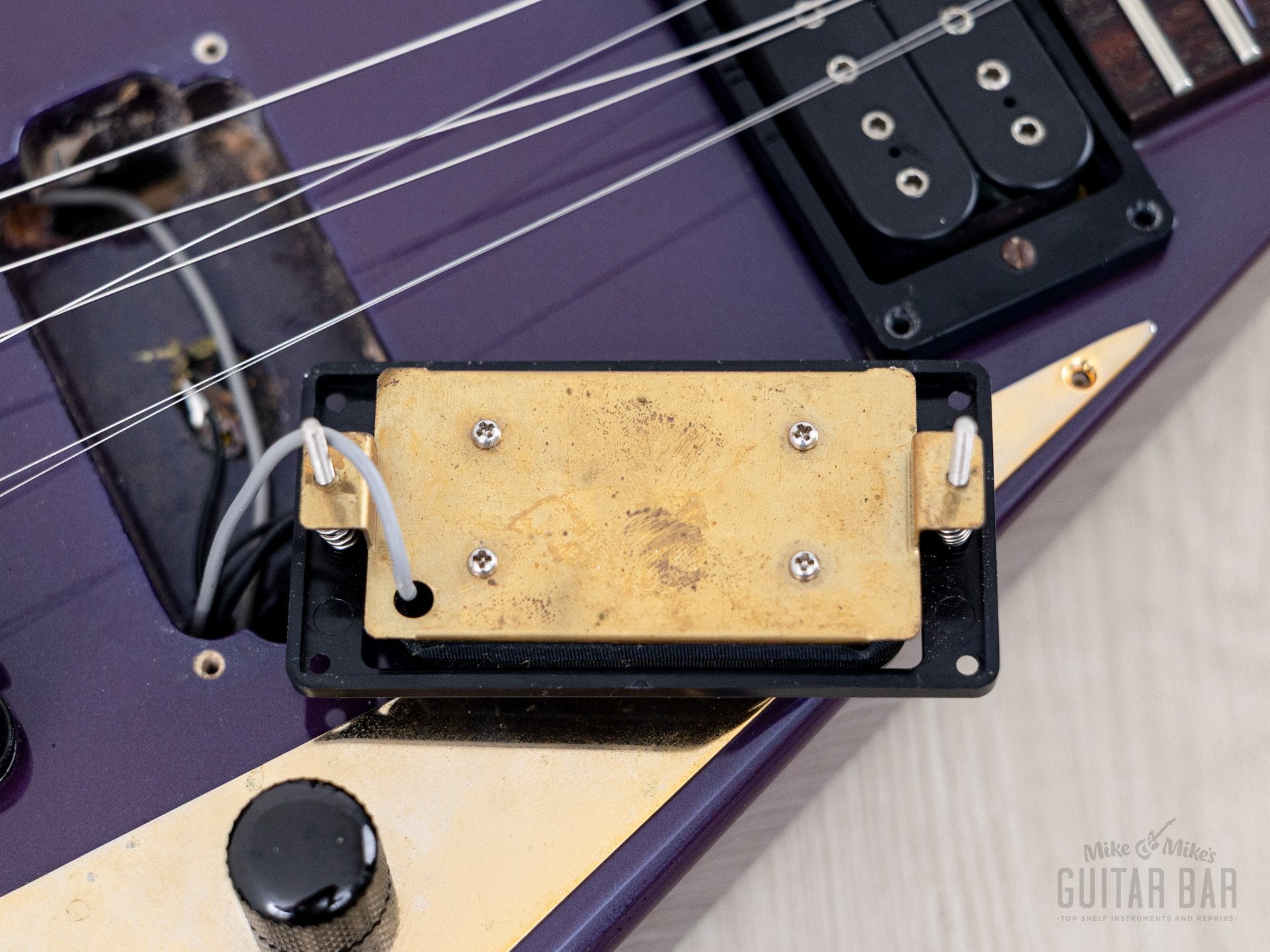 1993 Grover Jackson Randy Rhoads Standard V Blue Purple w/ DiMarzio DP