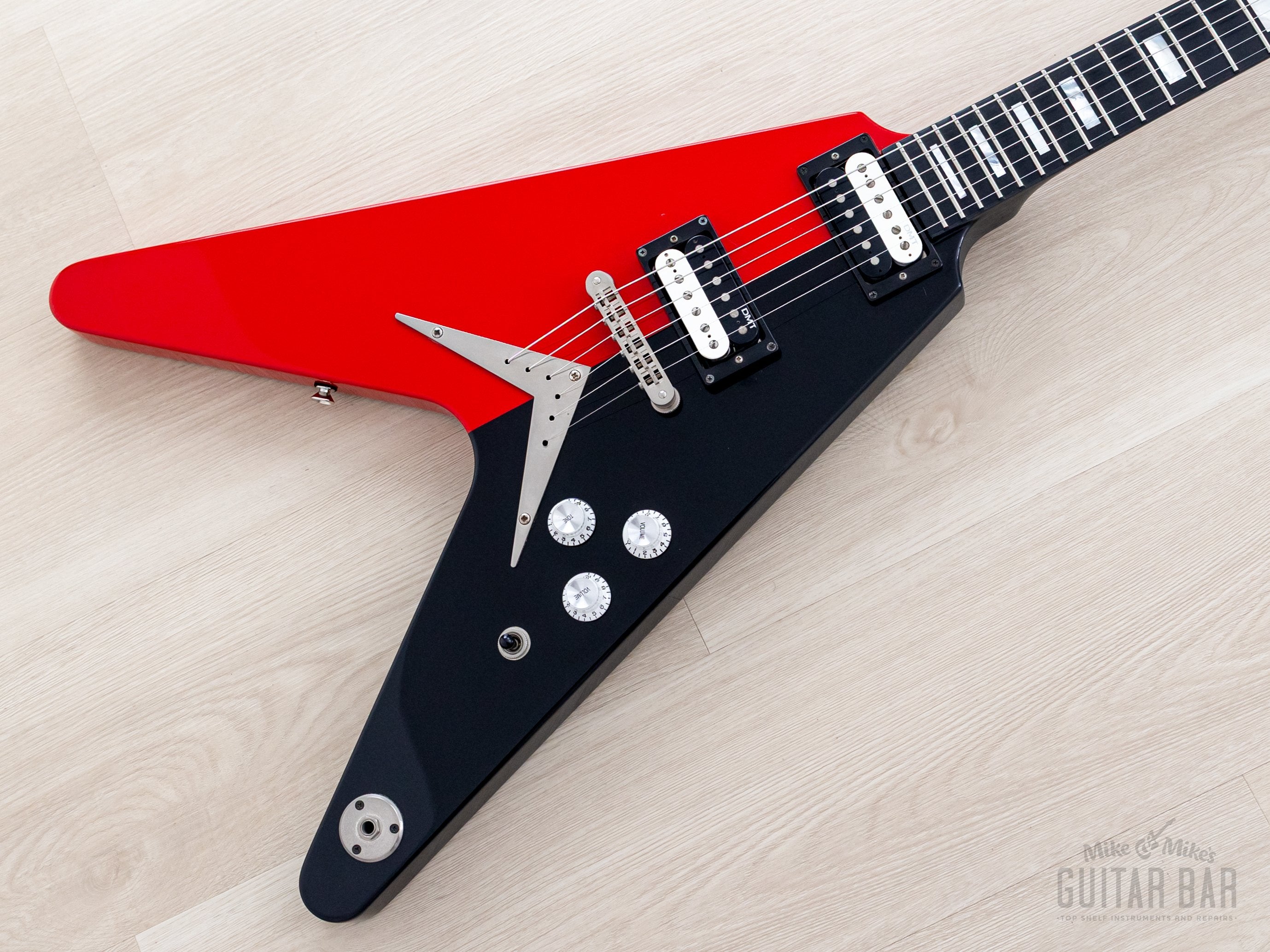 2015 Dean Custom Shop USA Michael Schenker Red Black Flying V, Signed