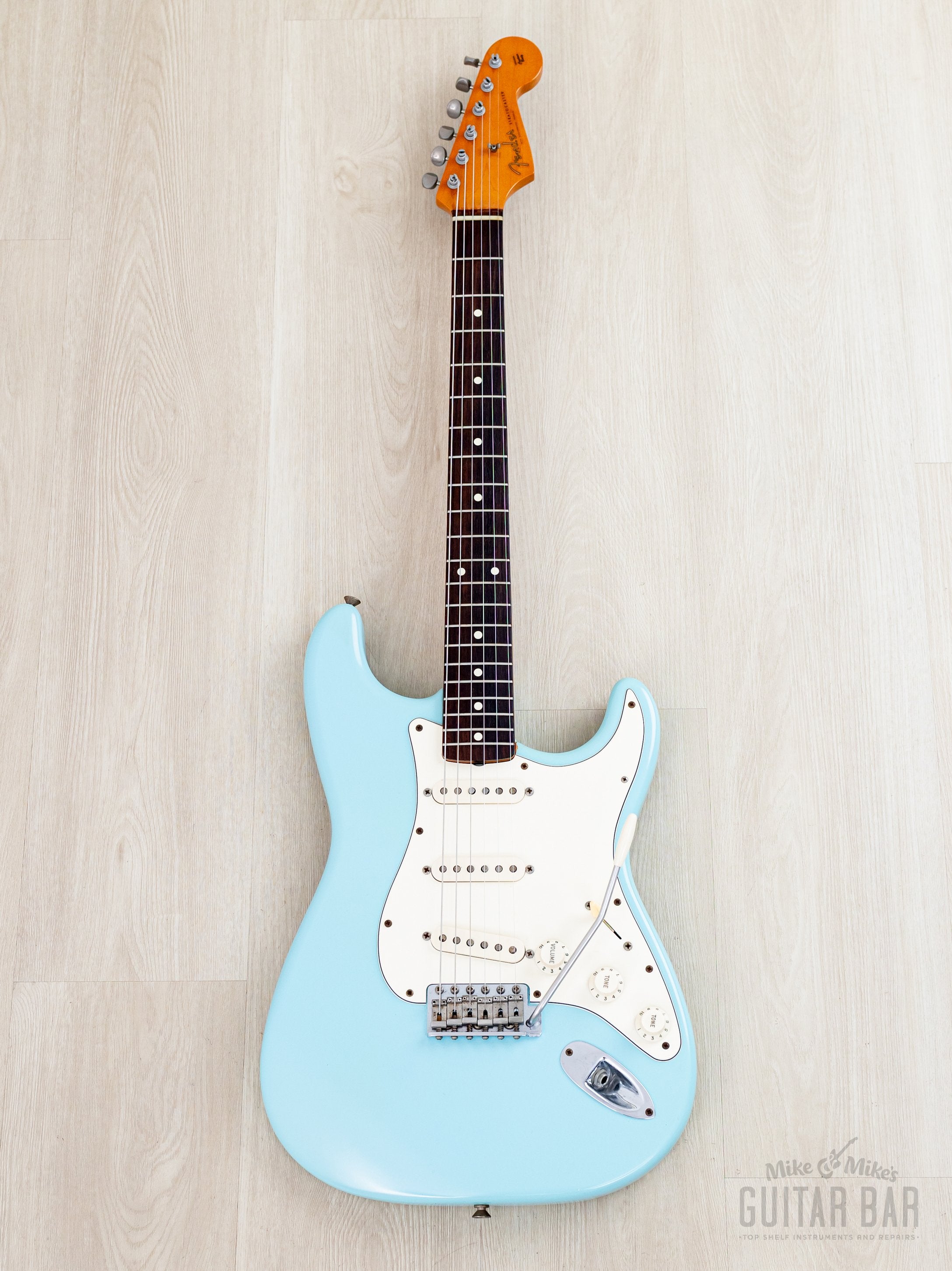 1998 Fender American Vintage '62 Stratocaster Satin Sonic Blue w/ Van