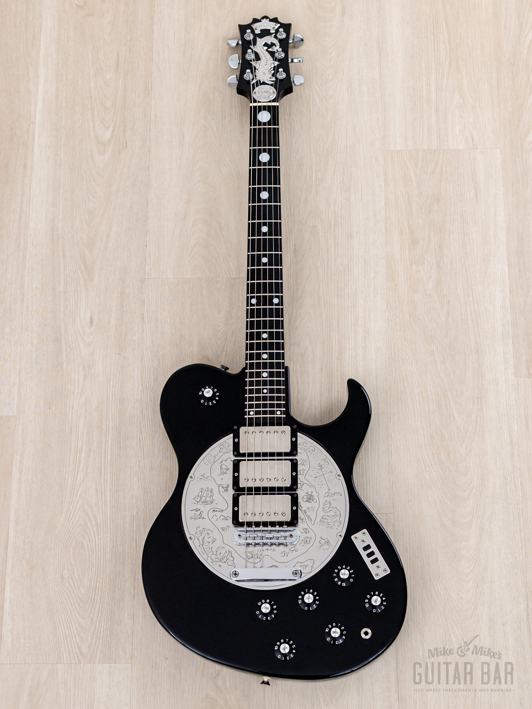 1990 Greco Zemaitis Z-3000 Limited Edition 30th Anniversary Disc Front