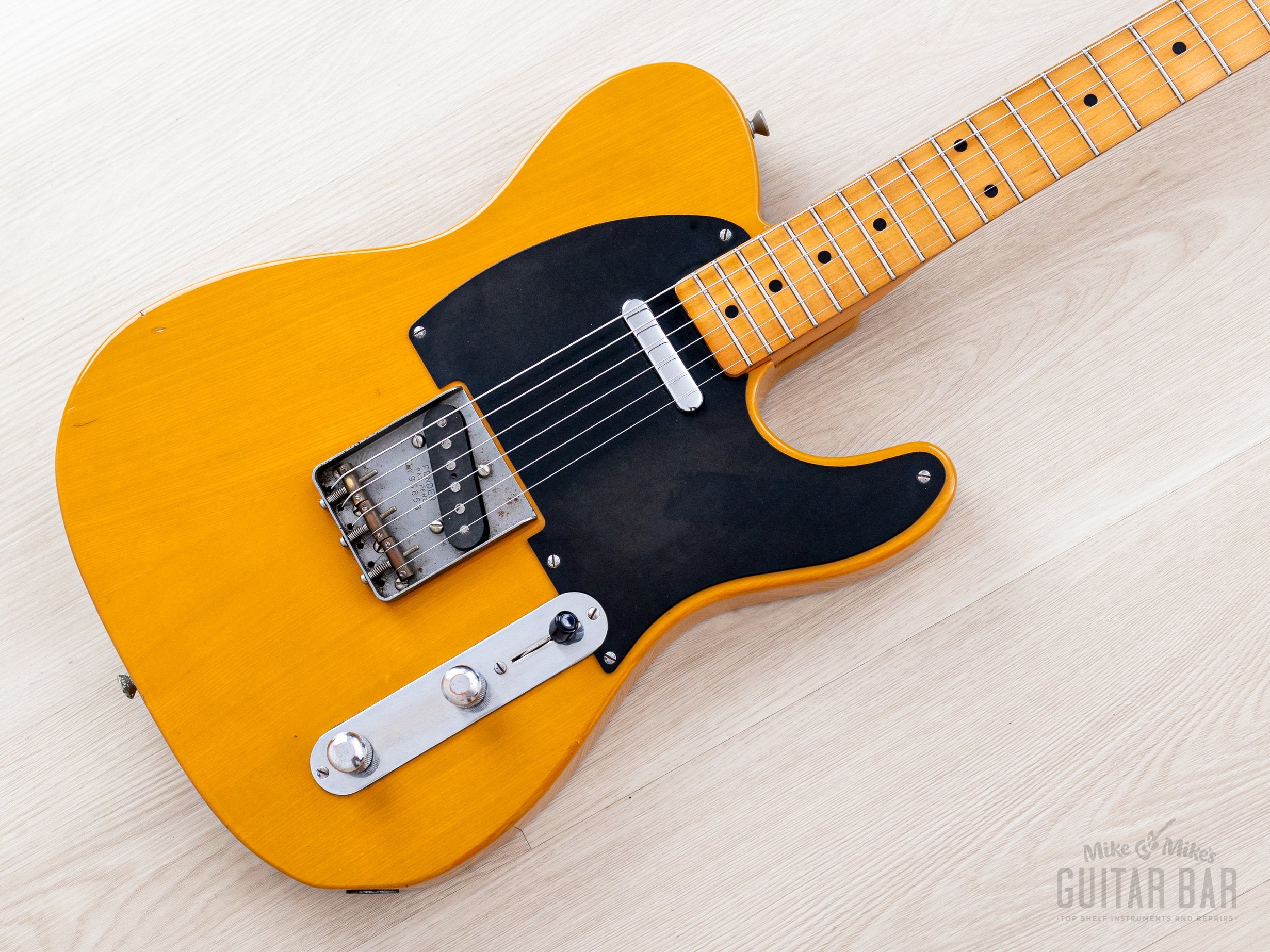 1984 Fender JV Telecaster '52 Vintage Reissue TL52-65 Butterscotch w/