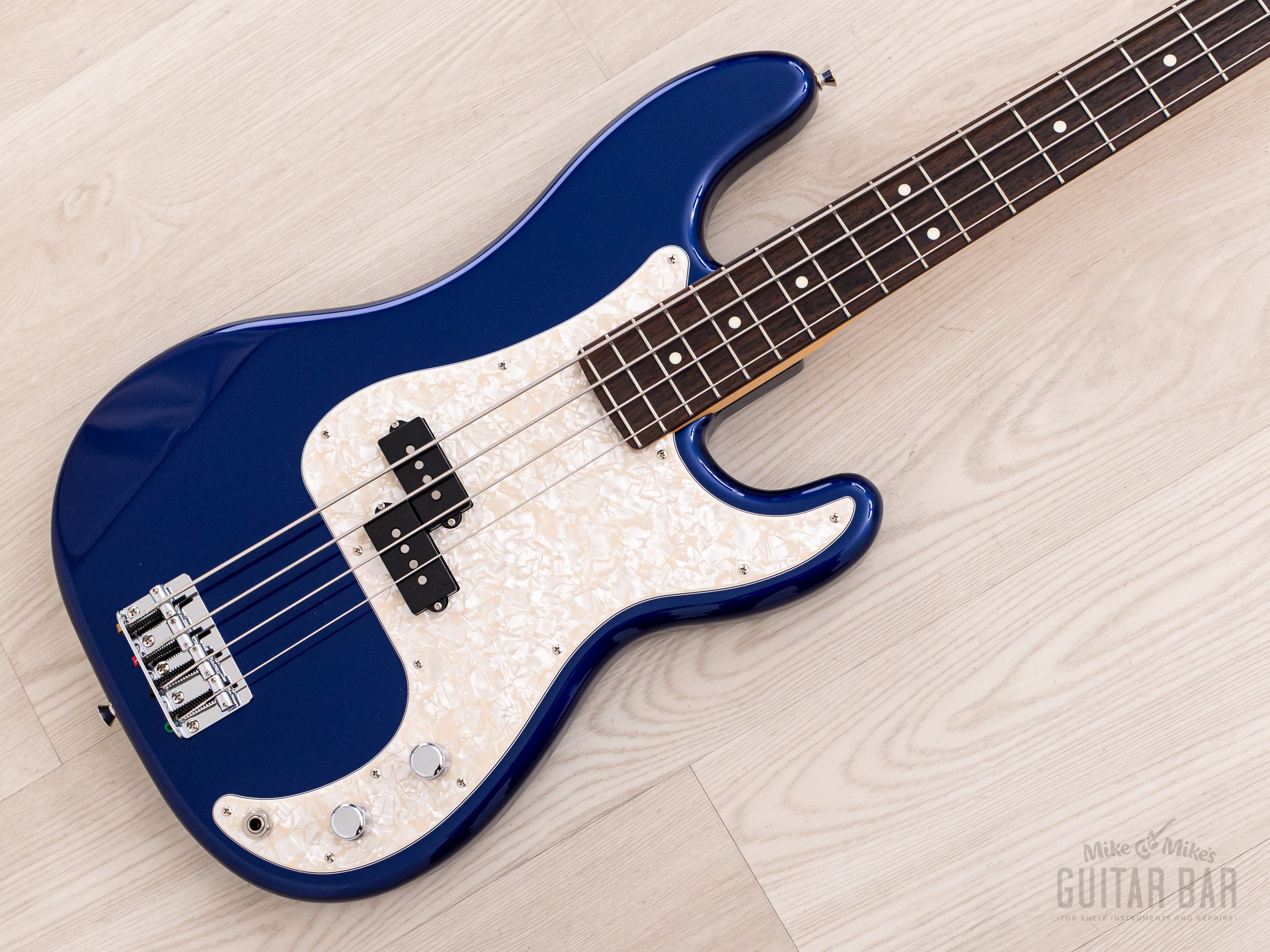 2023 Fender Hybrid II Precision Bass FSR Deep Ocean Metallic, Mint w/