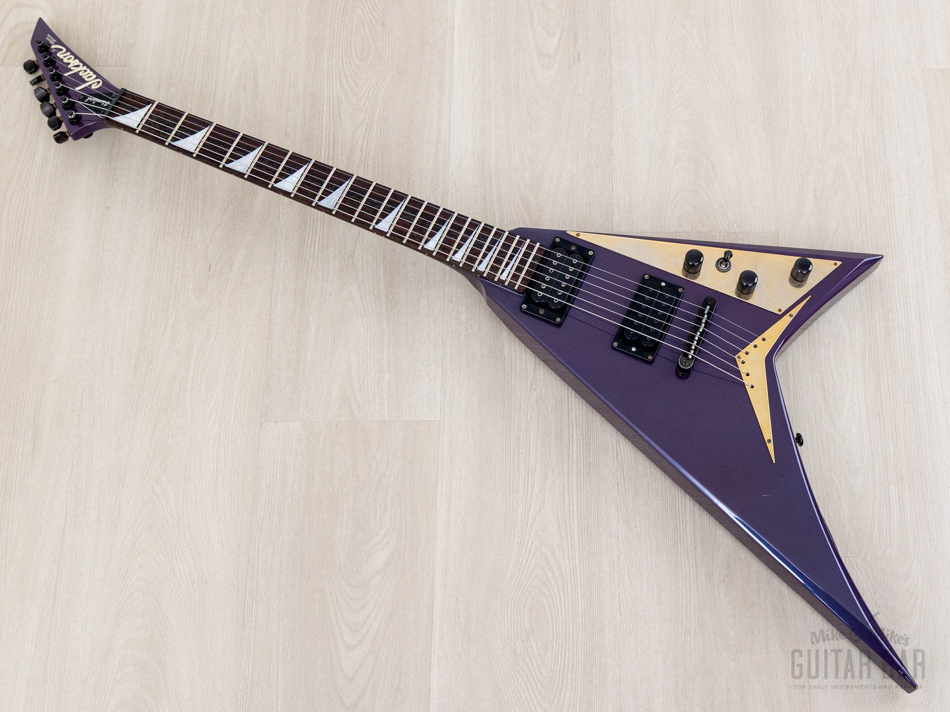 1993 Grover Jackson Randy Rhoads Standard V Blue Purple w/ DiMarzio DP