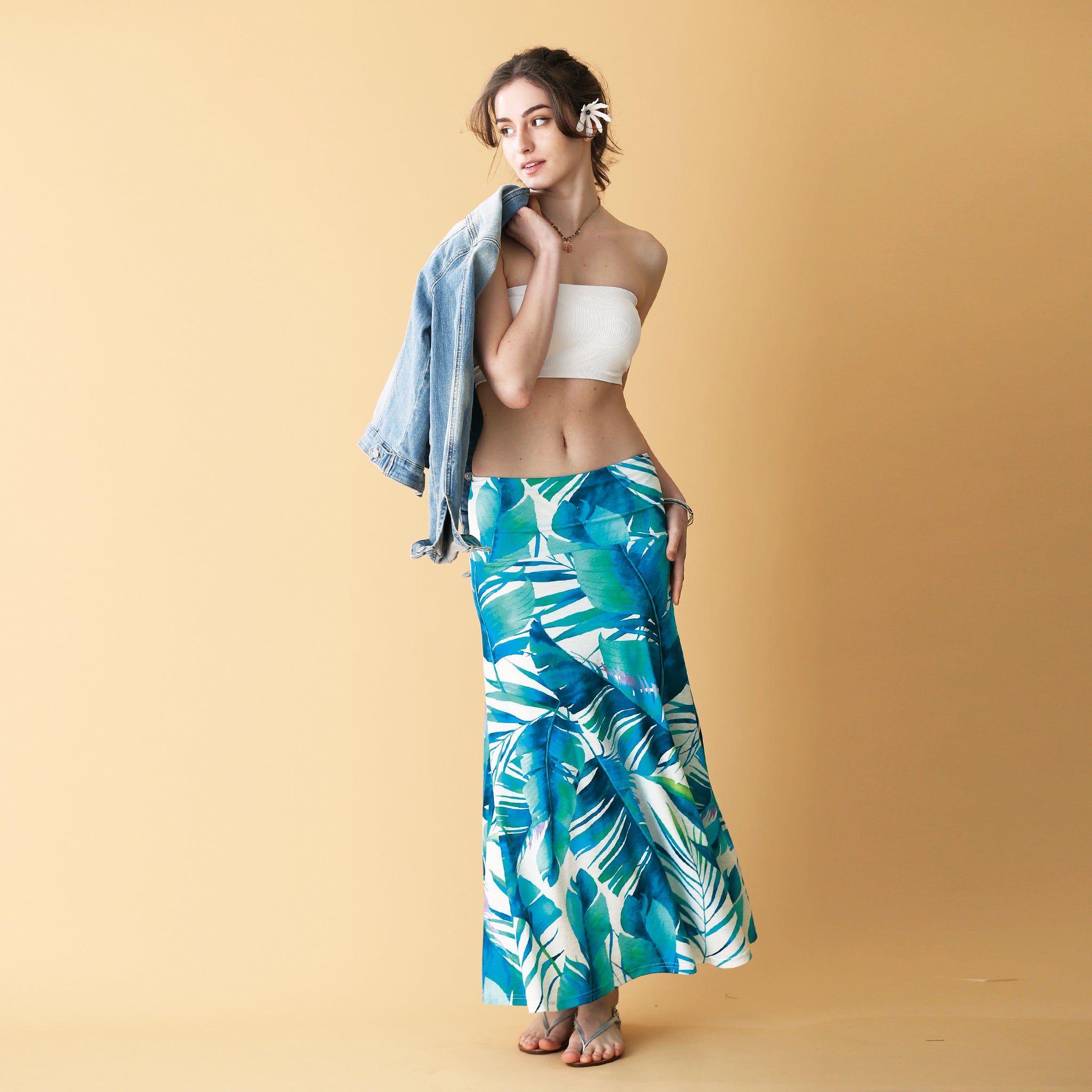 2WAYマキシスカート（モダニスティックリゾート：ホワイト） – MMJ