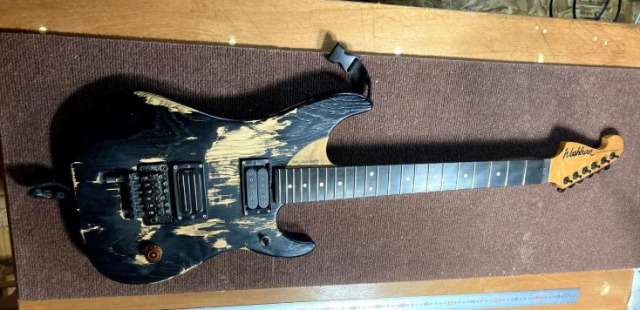 作業日誌】Washburn(USA) N4 ネック折れ修理 - Mirage Leaf Craftworks