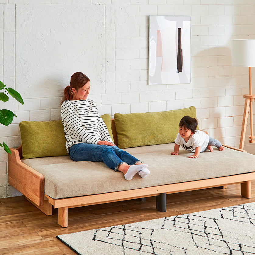 大川家具 | モーブル ソファベッド 幅200cm | Rest レスト 寝心地の