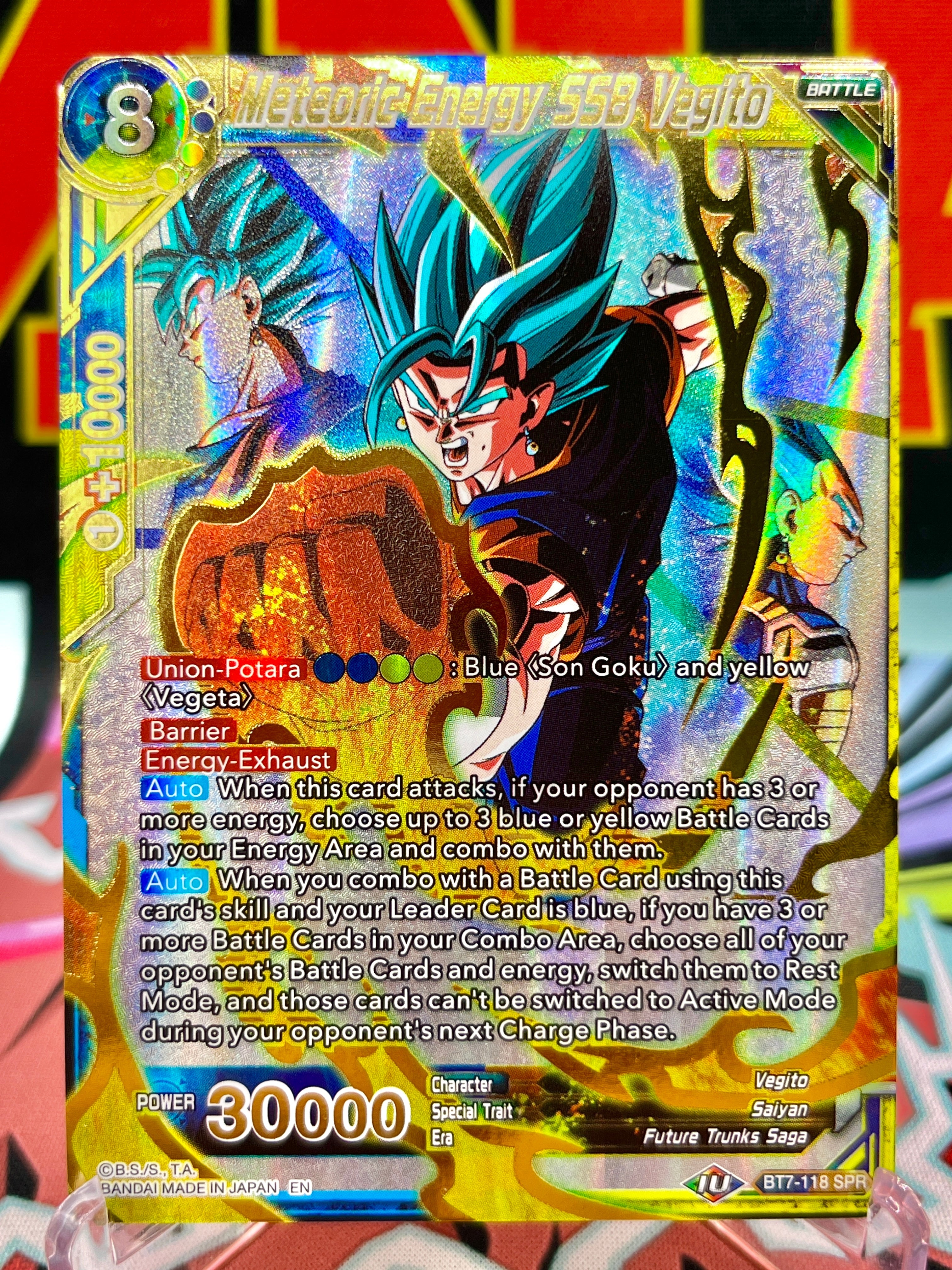 Vegito Dragon Ball Card Collection – Super Saiyan & Super Saiyan