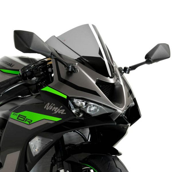 ZX-6R 24～ Z-レーシングスクリーン ブラック プーチ | バイクカスタム