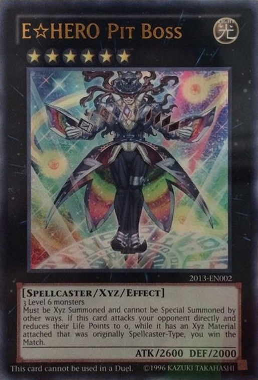 E☆HERO Pit Boss - Yugipedia
