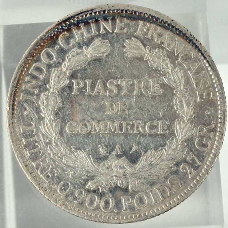 仏領インドシナ 1906年 PIASTRE銀貨 VF | ミスターコインズ