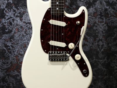 Fender Made in Japan CHAR MUSTANG Olympic White | 札幌の楽器屋さん