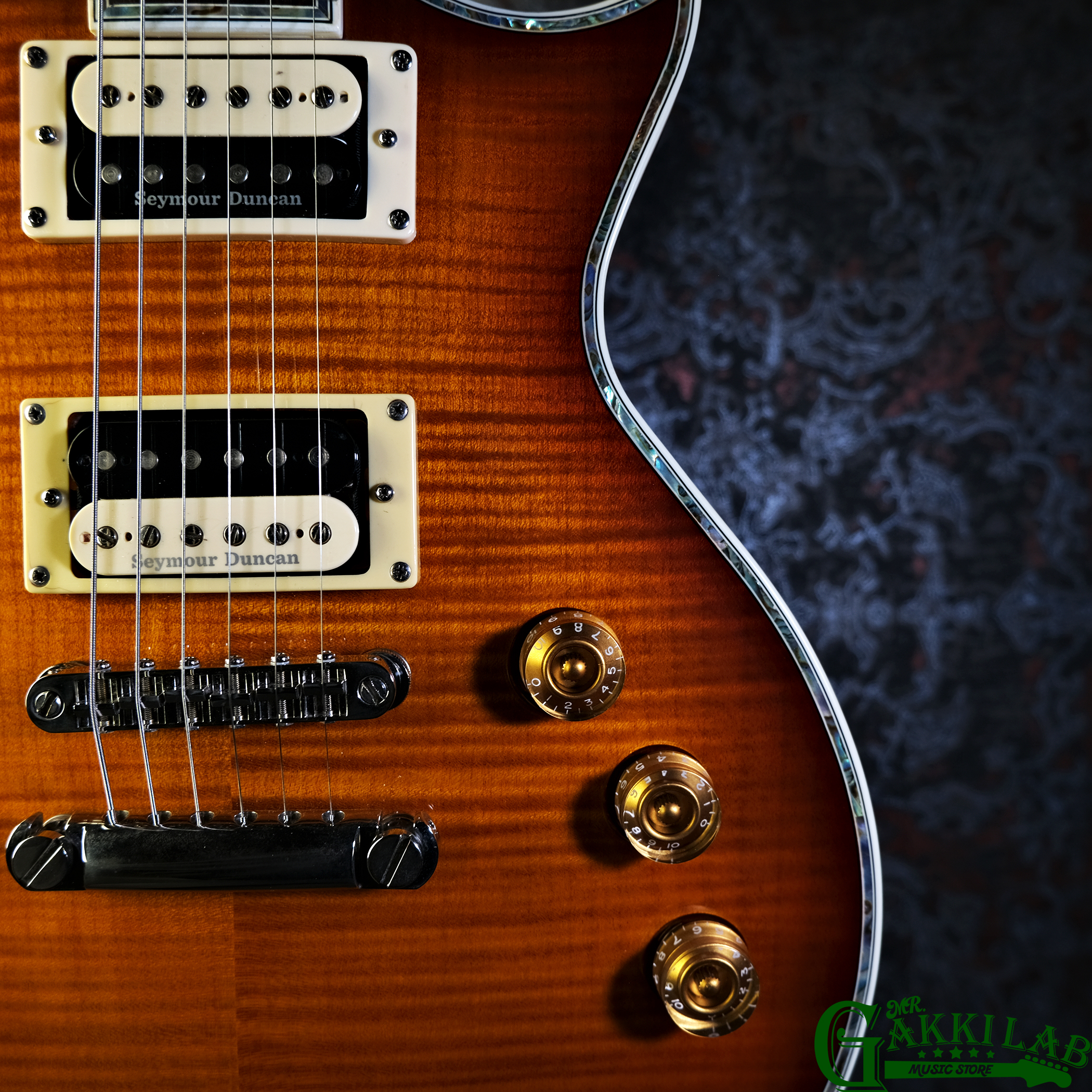 LTD EC-1000FM Amber Sunburst | 札幌の楽器屋さん｜MR.GAKKI LAB