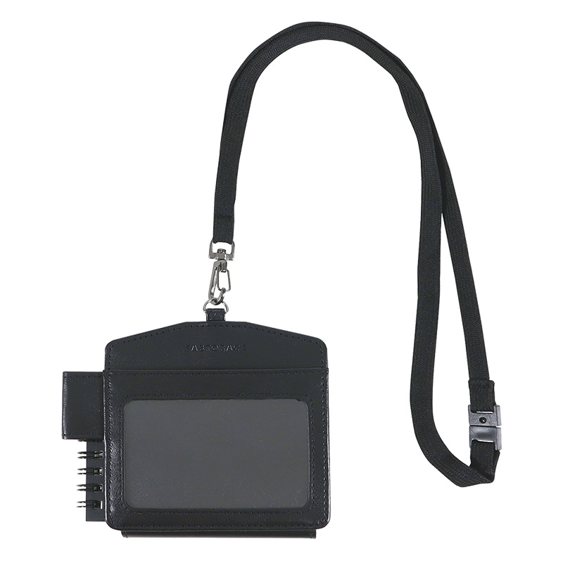 メモ&IDホルダー ブラック ｜ ミスターマックスオンラインストア