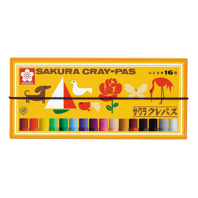 クレパス16色ヒモ付 ｜ ミスターマックスオンラインストア