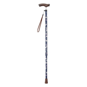 テイコブ 伸縮ステッキ(首細) EN12-SN サクラネイビー ｜ ミスター