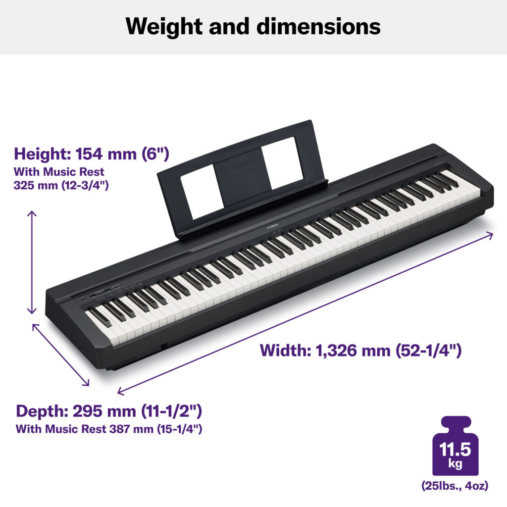 Yamaha P-45 Portable Digital - Music Exchange