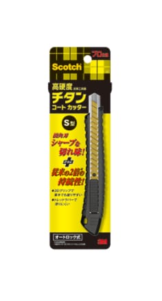 スコッチ™ チタンコートカッターPRO TI-DSA, 9 mm x 80 mm, 10 個/箱