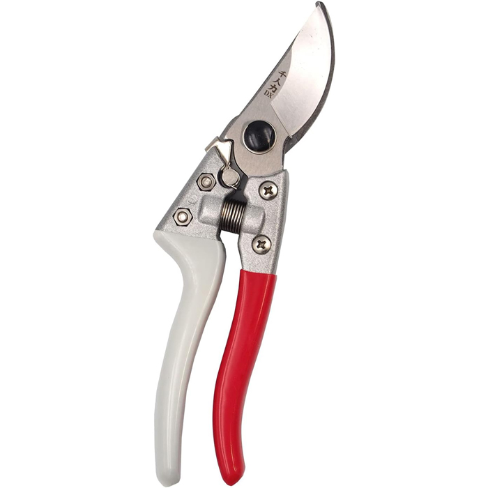 花楯産業 千人力DX 剪定鋏 200mm B型（金止）227862握るとロックが外れ