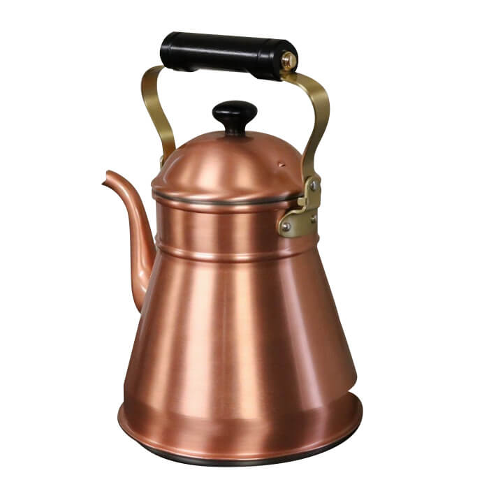 銅製ケトル 2.5L［IH-121］＜燕三条製｜新光金属株式会社 コパドア＞銅
