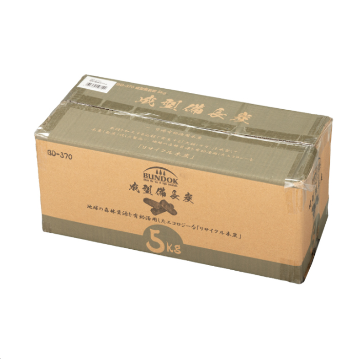 BUNDOK（バンドック）成形備長炭 10kg BD-371地球の森林資源を有効活用