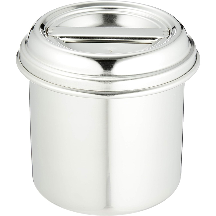 赤川器物製作所18-8 深型 丸型キッチンポット 14cm (手無) 11014