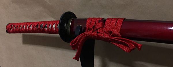 竹光模造刀（アルミも可）朱赤鞘・半太刀の販売・通販