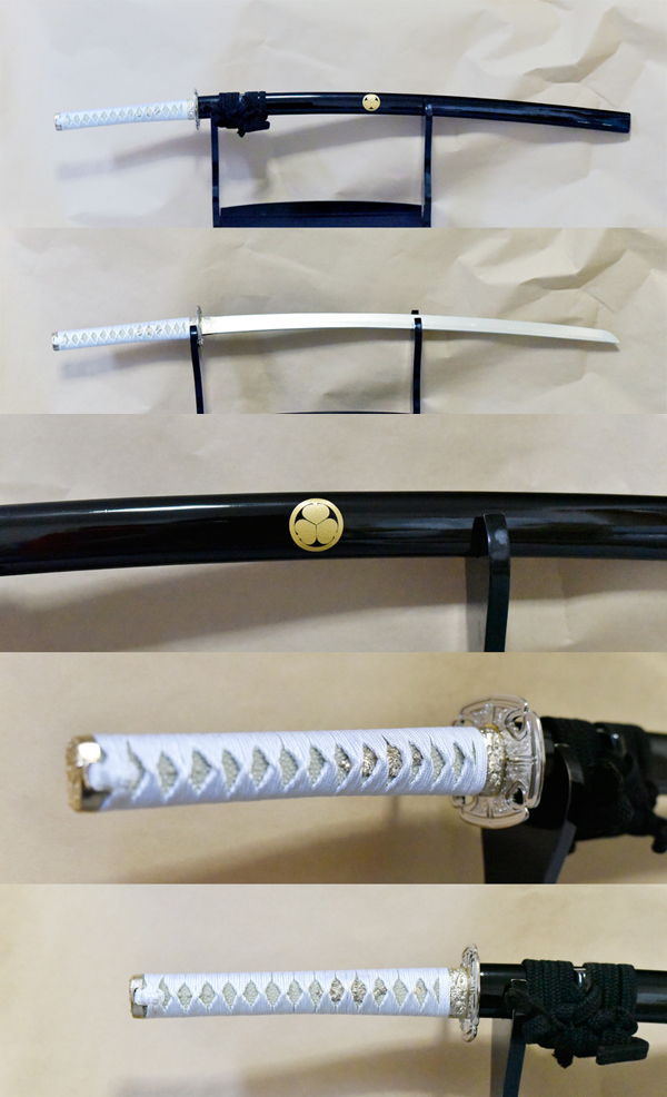 竹光模造刀・徳川（葵紋）高級拵の販売・通販◇商品紹介 - 詳細画像