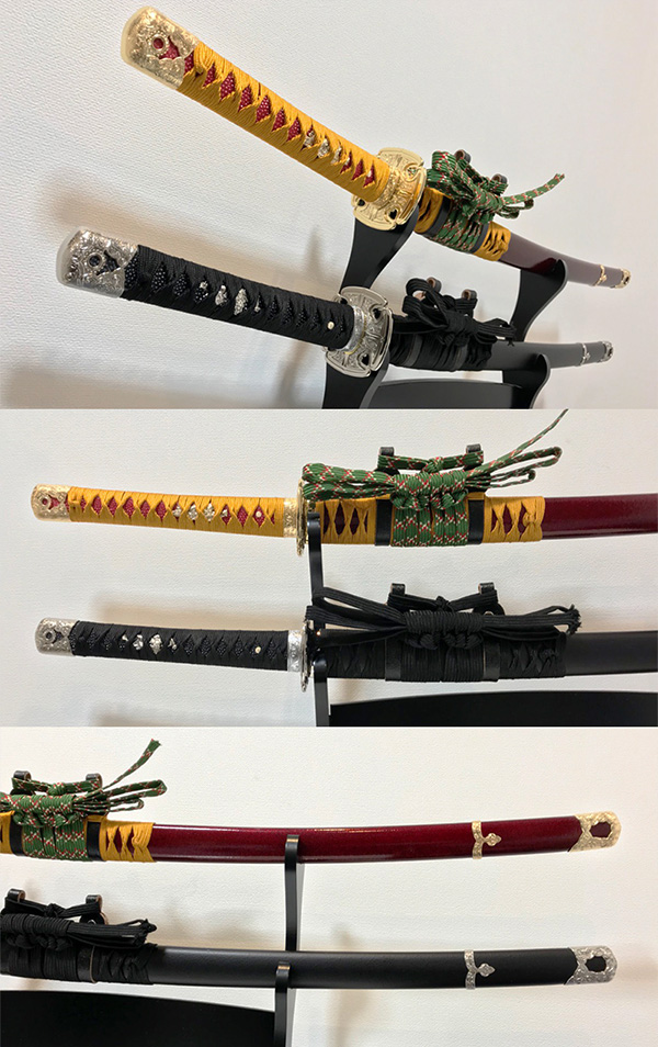 竹光模造刀 陣太刀 拵え 中刀（刀身2尺・全長95cm）の販売◇商品画像