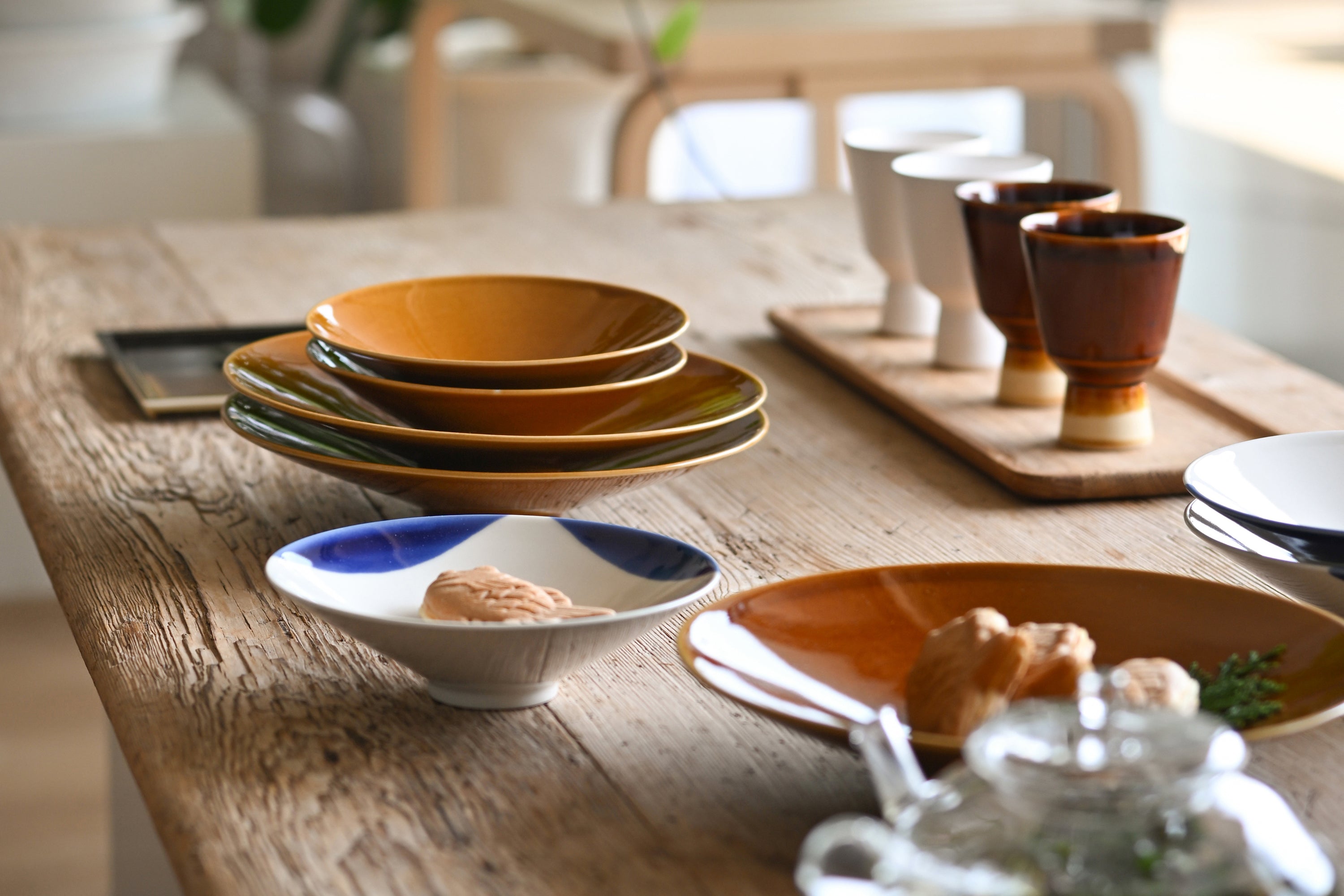 KULHO 深皿S BLUE | 石本藤雄デザインの食器、雑貨の通販ムスタキビ